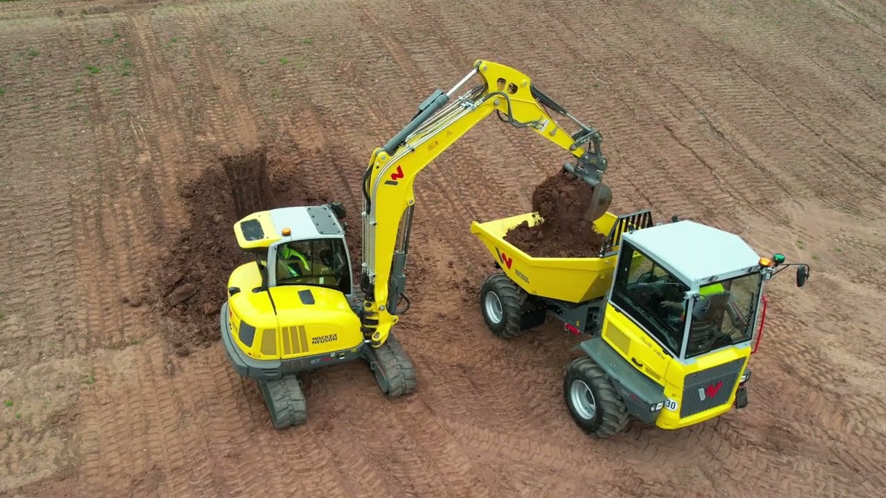 Рассказываем о экскаваторе Wacker Neuson ET90 с двигателями Perkins вместе с Яном Вудом