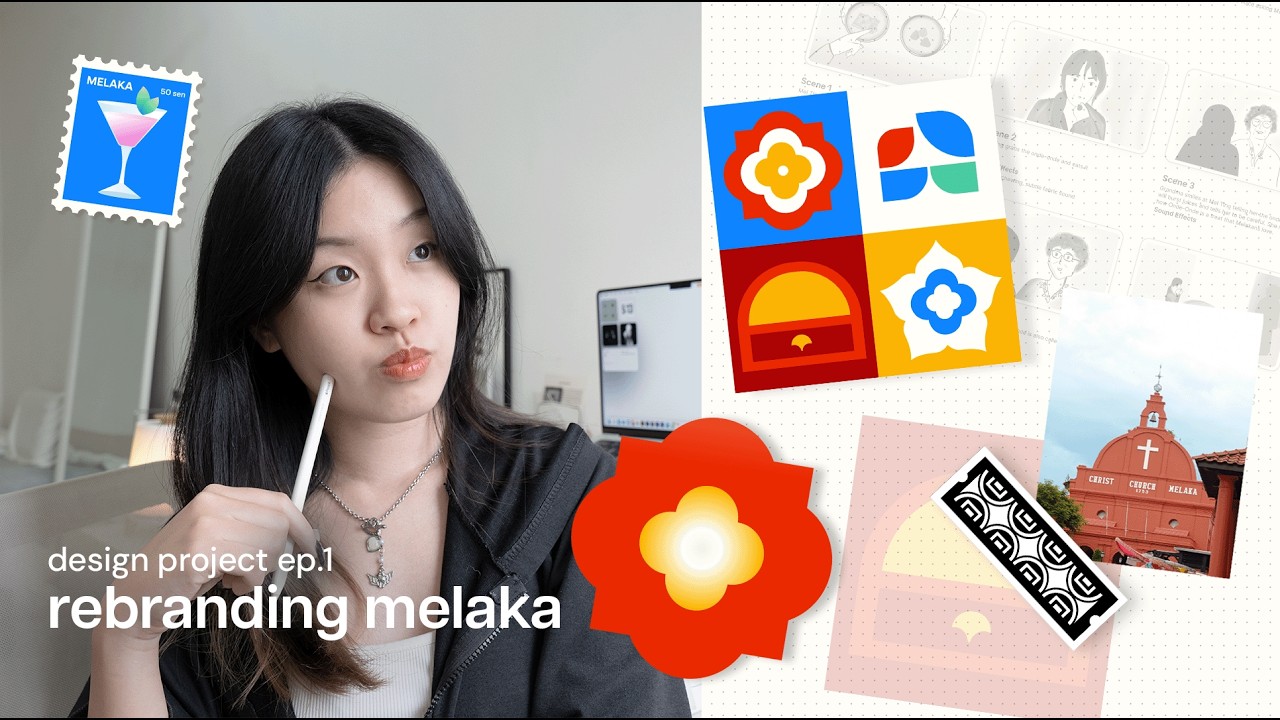 ребрендинг города Малакка как студента последнего курса факультета дизайна 👩🏻‍💻 дневники первого ...