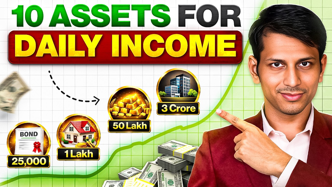 Invest in these 10 Assets if you want to be Rich! | Regular Income + Growth to be RICH