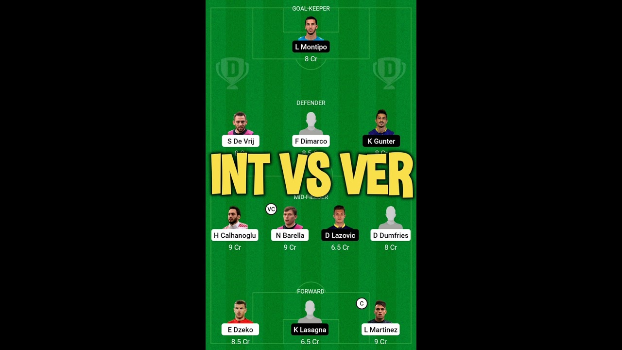 int vs ver dream11 prediction,int vs ver dream11 team ,int vs ver dream11 team prediction #intvsver