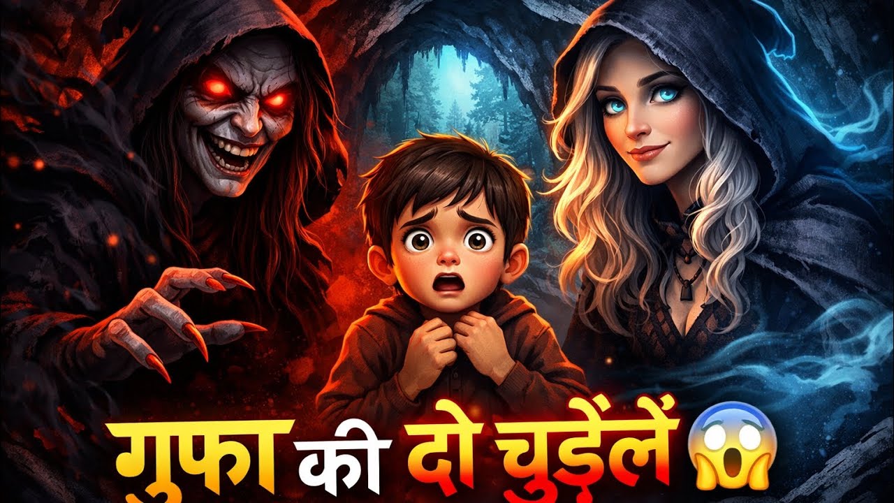गुफा की दो चुड़ैले (Gufa ki do chudaile) hindi bhutiya kahaniyan 