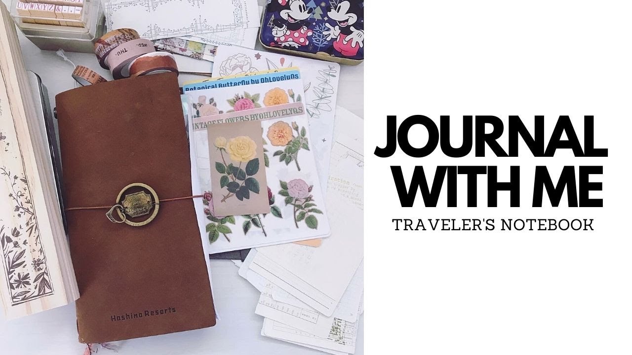 Traveler's Notebook Journal With Me #travelersnotebook #journalwithme