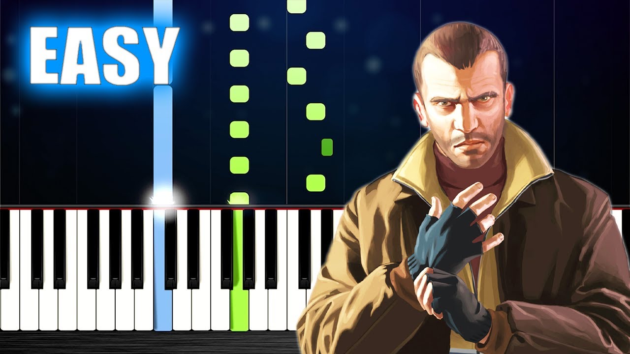 GTA 4 Theme Song - EASY Piano Tutorial