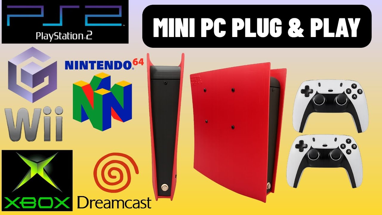 Testei o Mini PC Plug & Play do Aliexpress Que Roda PS2 XBOX GameCube Wii e Muito Mais