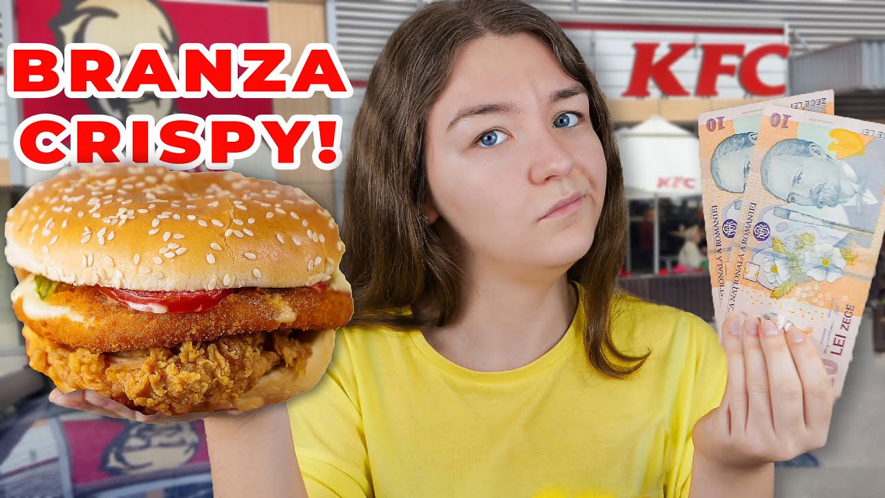 BURGERI CU BRANZA CRISPY ITI MERITA BANII? (KFC REVIEW: Zinger Mozzarella Burger)