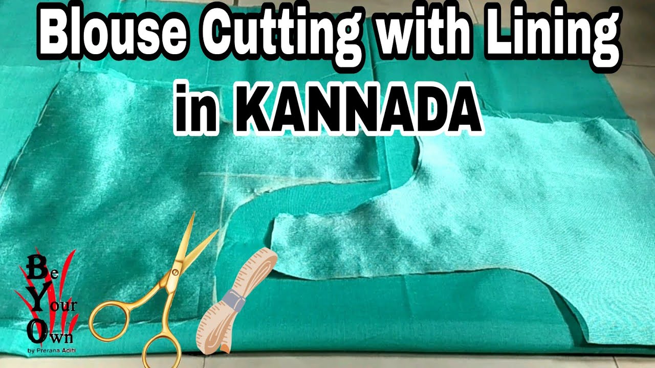 Plain Saree Blouse/ Semi-Katori Blouse Cutting in an EASIEST WAY | Prerana Aditi | Be Your Own