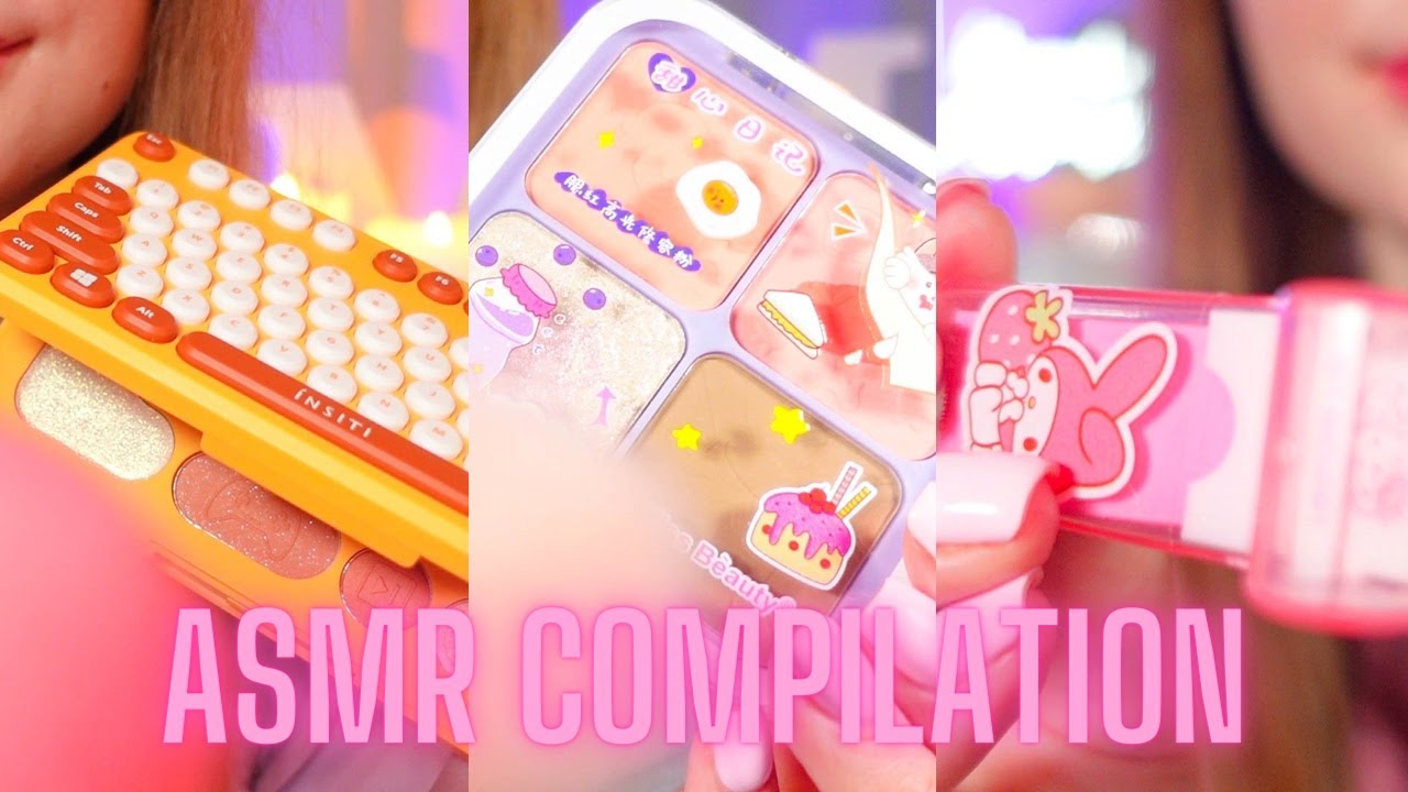 asmr doing your makeup (compilation)✨😴