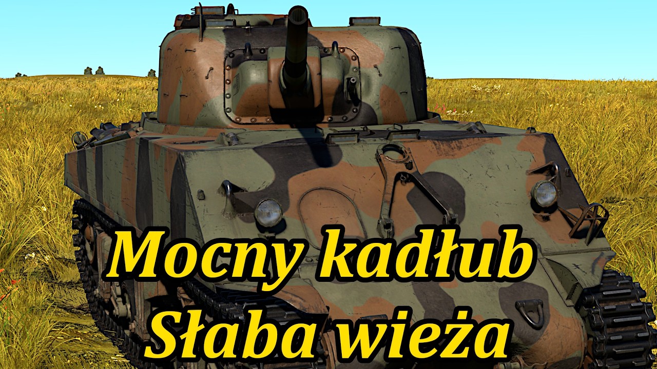 Sherman z twardym kadłubem ale słabą wieżą - Sherman III/IV