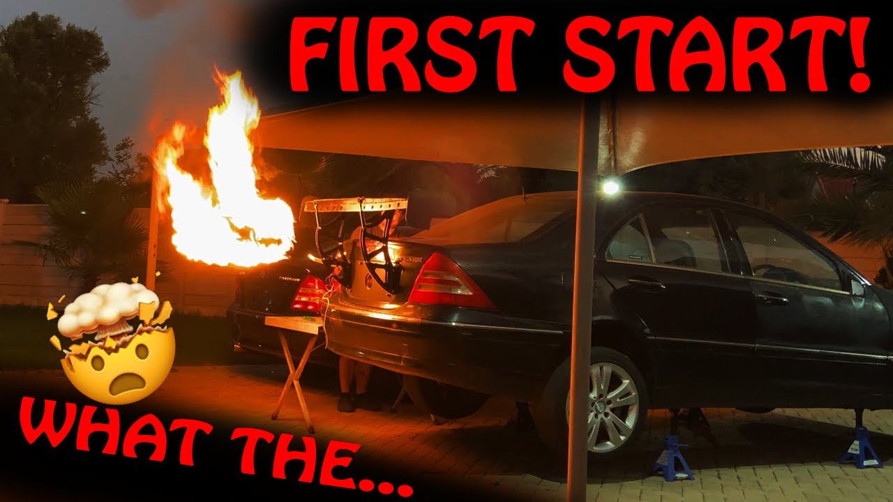 FIRST START On The 4.0L Mercedes W203 | Custom 3