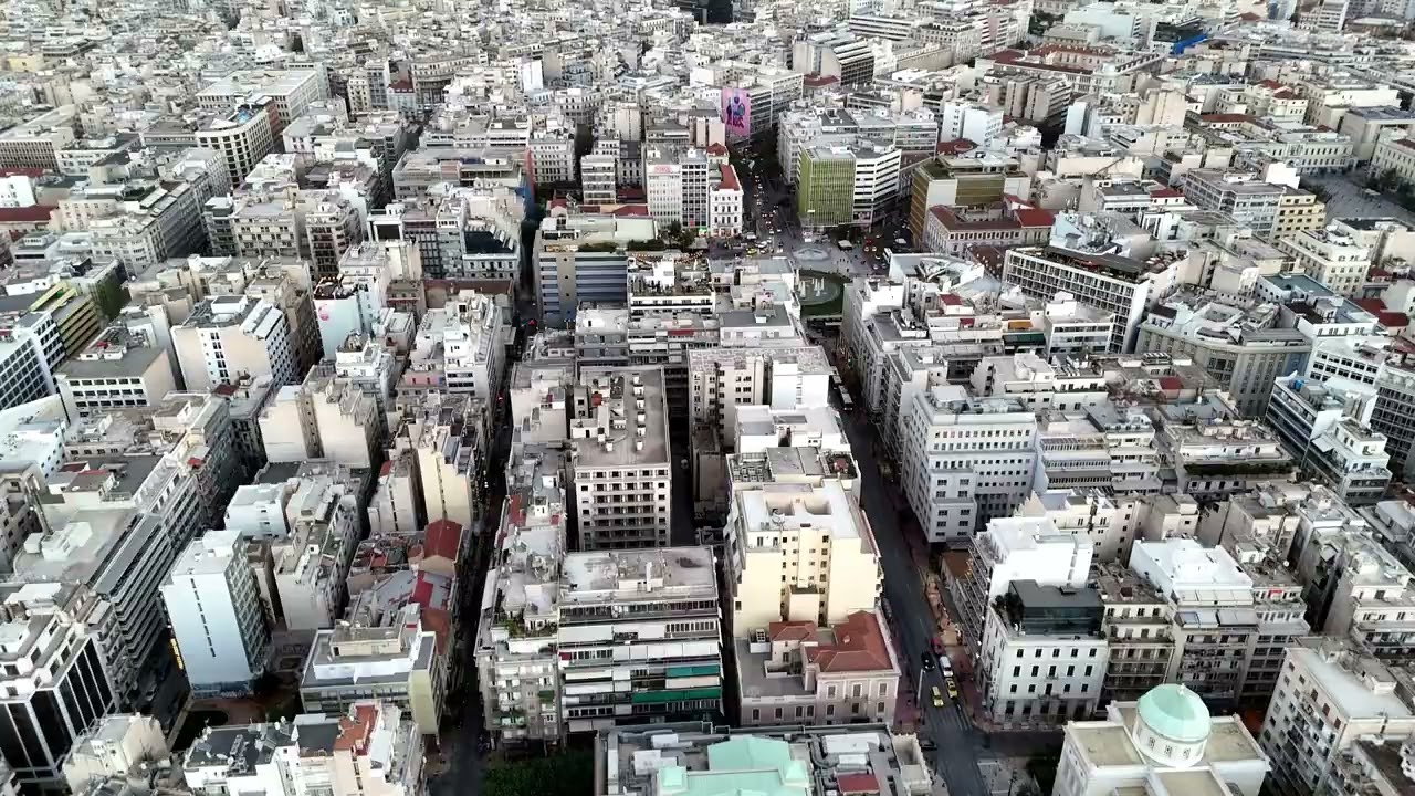 Fly over Athens