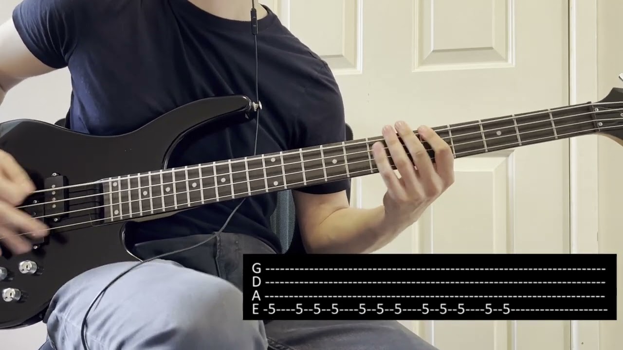 Iron Maiden - 2 Minutes To Midnight (Bass Cover + Tabs)