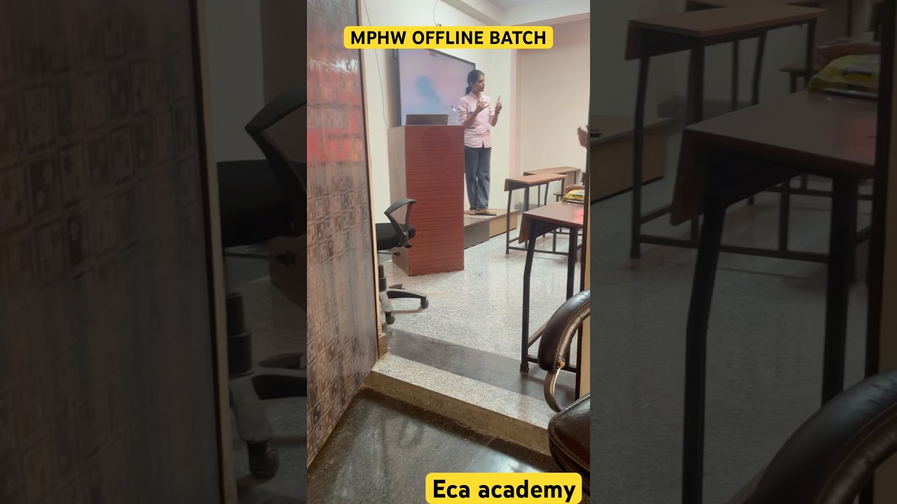 HSSC MAINS CLASSES || MPHW & ANM BATCH START BY ECA ACAREMY