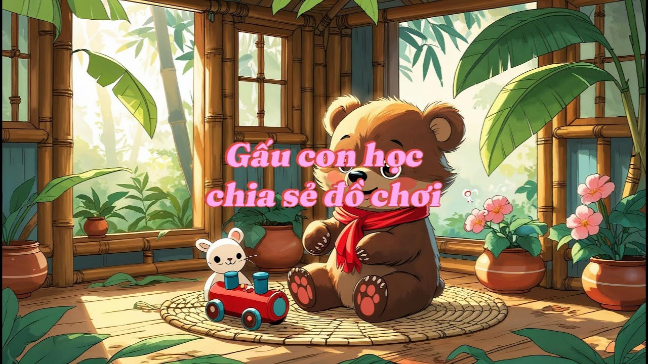 Gấu Con Học Chia Sẻ Đồ Chơi