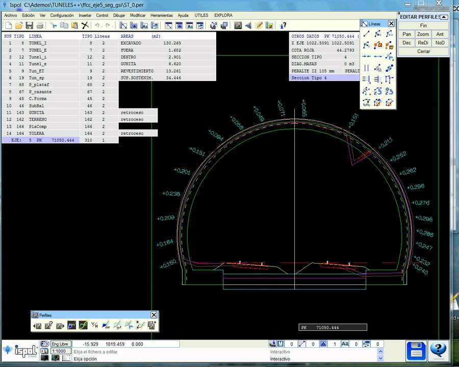 ISTRAM ISPOL (v 10.12). Demo estructuras en obra lineal (2/3)