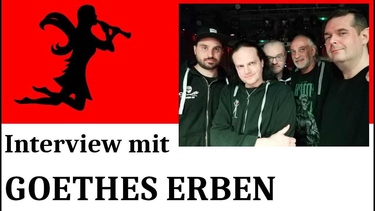 GOETHES ERBEN Interview im Bahnhof Langendreer Bochum, 08. April 2023, by Nightshade TV