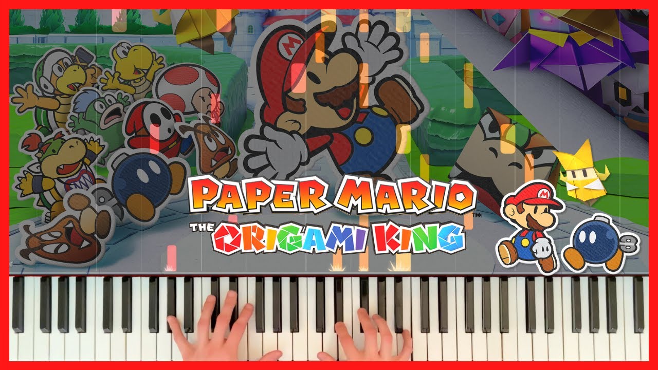 Museum Theme | Paper Mario: The Origami King | Piano Cover (+ Sheet Music)
