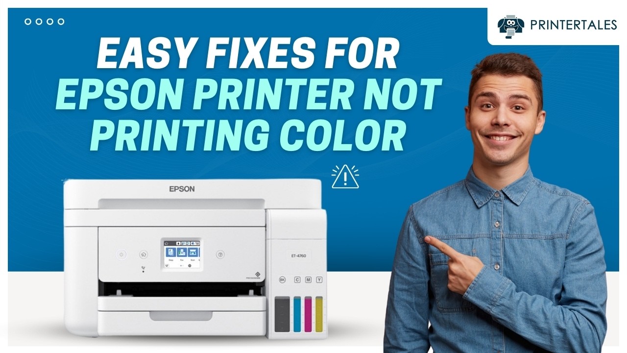 Epson Printer Not Printing Color? Easy Fix for Color Ink Issue | Printer Tales