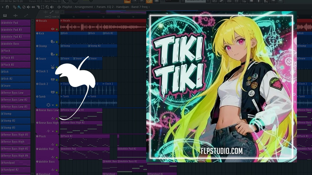 QMIIR - TIKI TIKI [slowed] (FL Studio Remake)