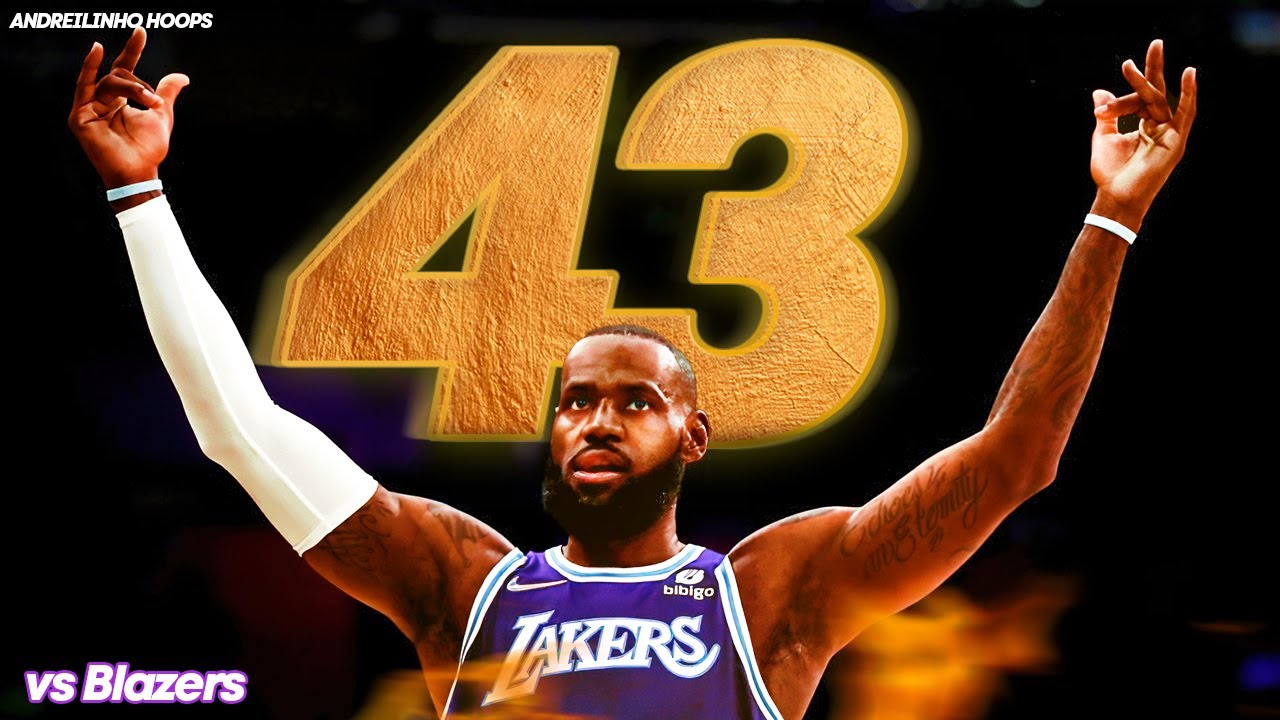 LeBron James 43 POINTS vs Blazers! ● Full Highlights ● 31.12.21 ● 1080P 60 FPS