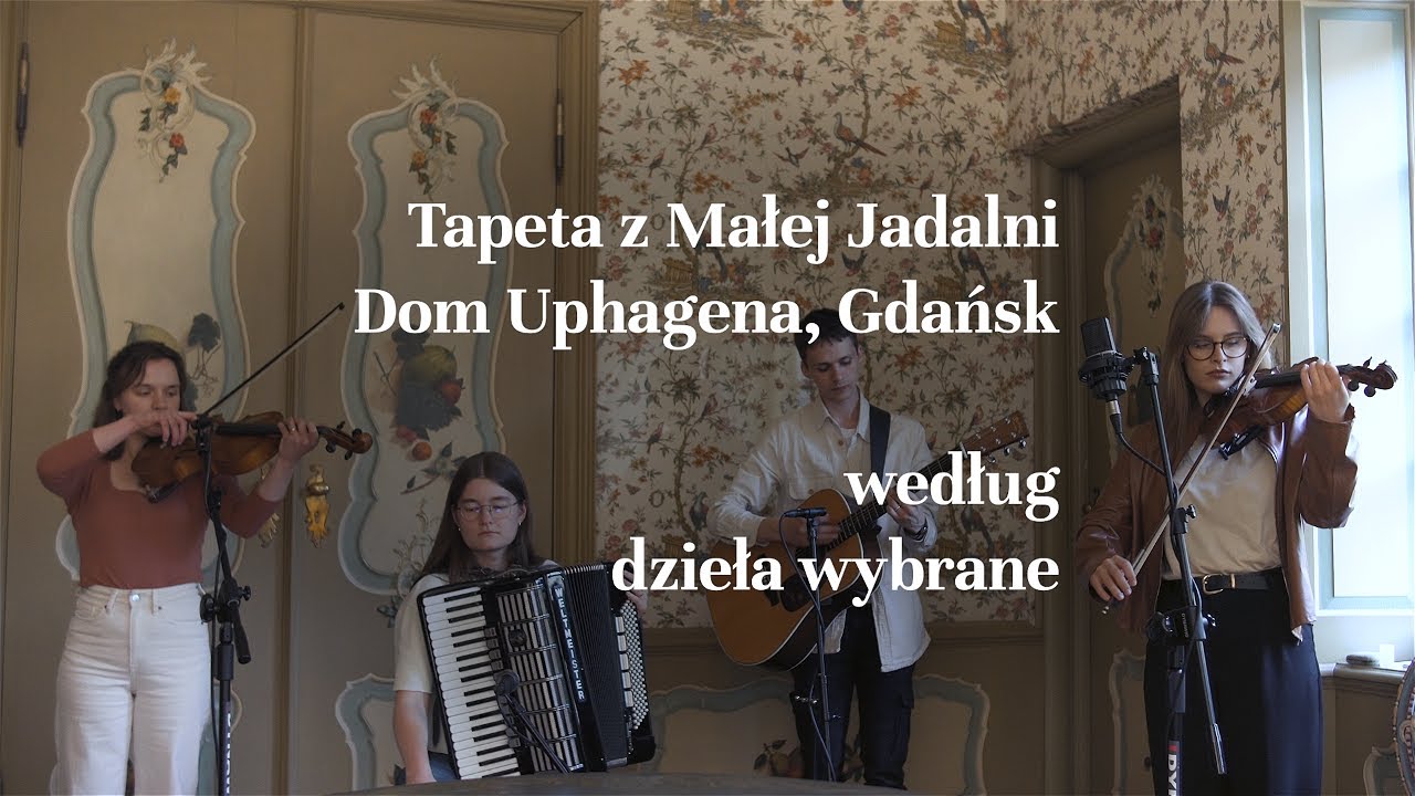 Tapeta z Małej Jadalni według dzieła wybrane / Projekt DZIEŁO