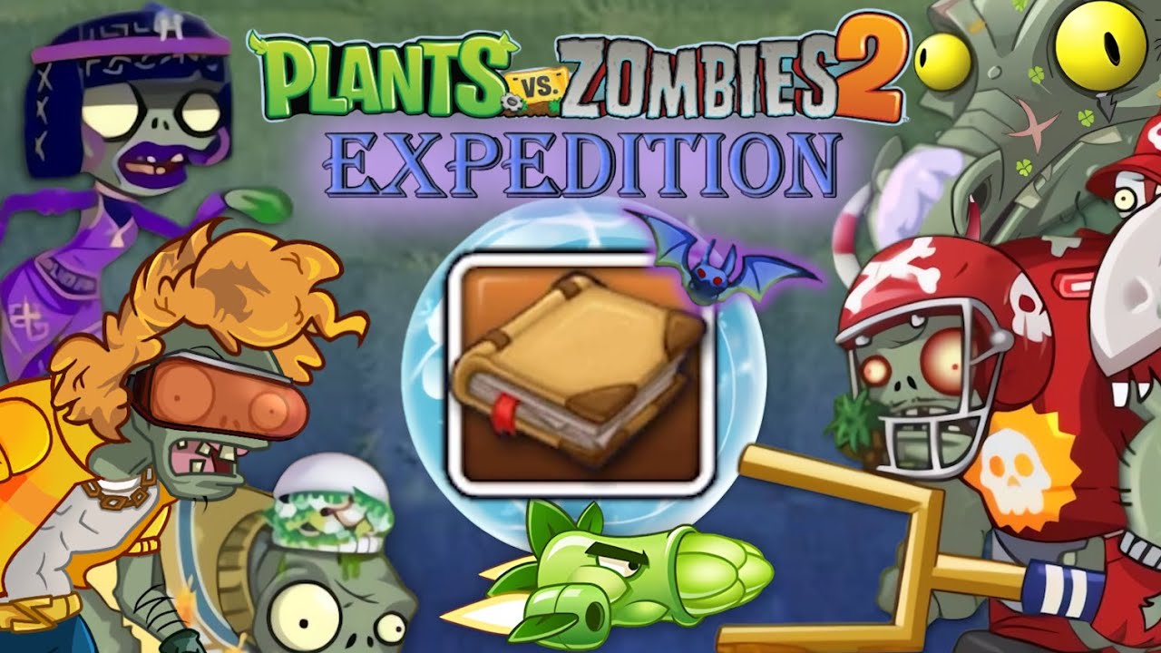 PvZ 2 Expedition Almanac - scuffed showcase (non-translated)