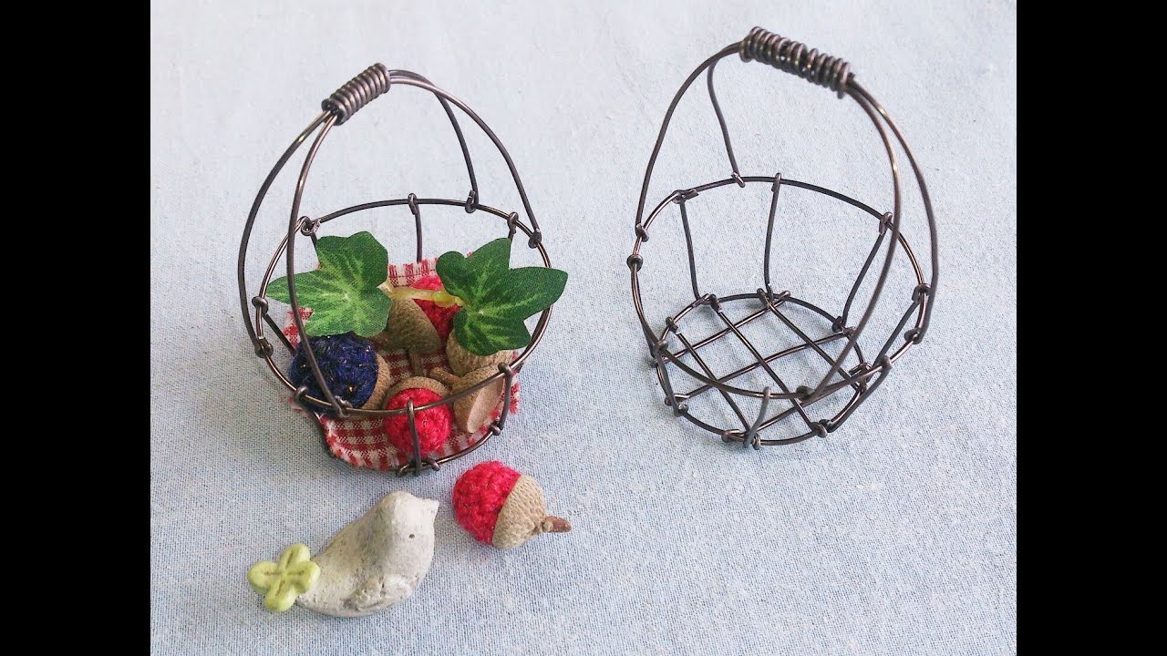 ワイヤーバスケット（かご）の作り方