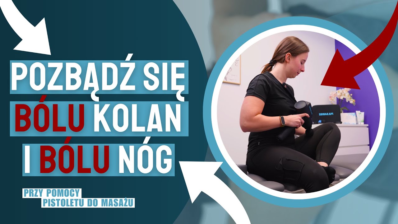 Jak używać pistolet do masażu na ból NÓG i KOLAN (Pulsarise X PRO)