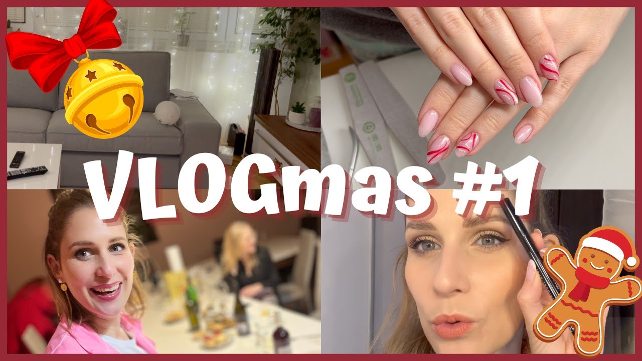VLOGMAS #1 | NOVÁ SEDAČKA | NOVÉ NEHTY | BĚŽNÉ DNY SEMNOU | Krásné s Baru