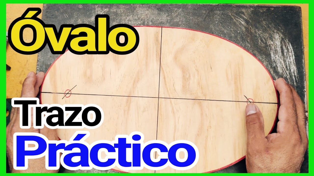 Trazo de óvalo o elipse