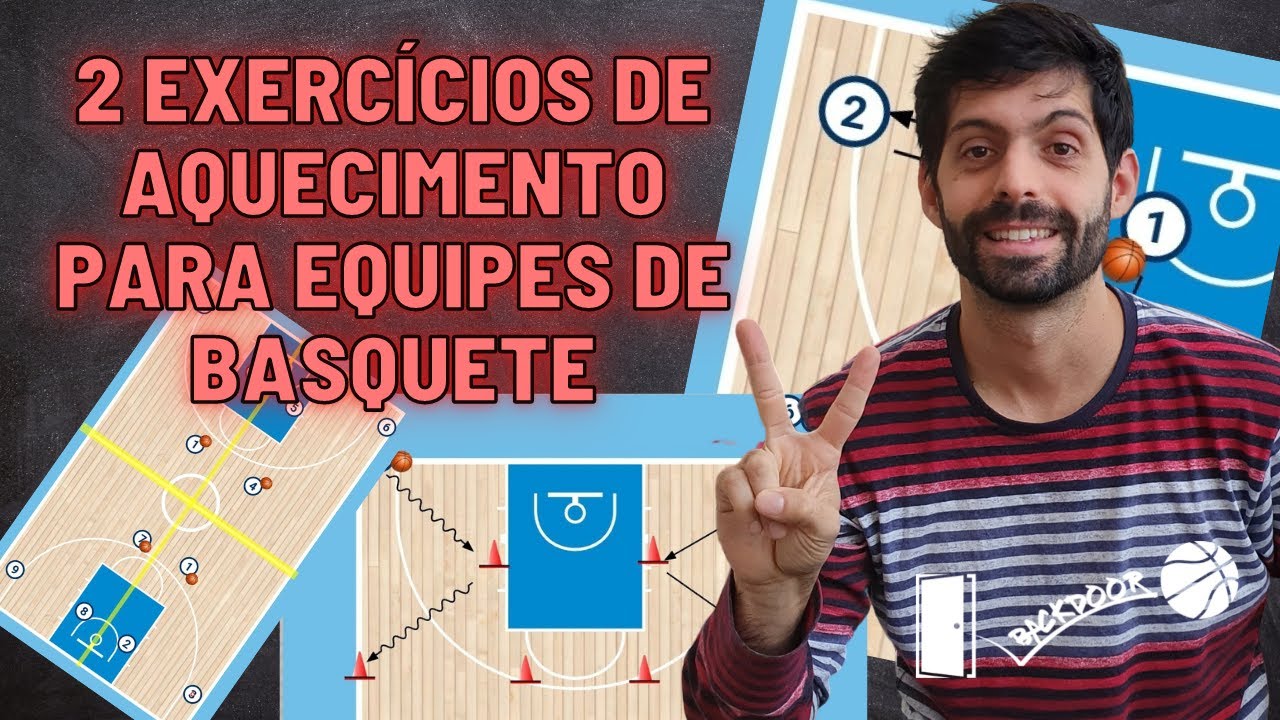 2 exercícios de aquecimento para equipes de Basquete!