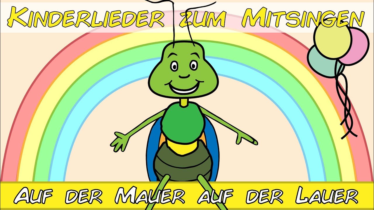 Auf der Mauer, auf der Lauer - Sing mit Kinderlieder YleeKids