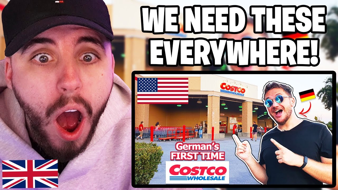 Реакция британца на то, что европеец впервые идет в Costco!