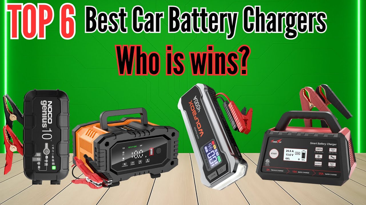 ТОП-6: Лучшие автомобильные зарядные устройства для аккумуляторов в 2026 году | Лучшие автомобиль...