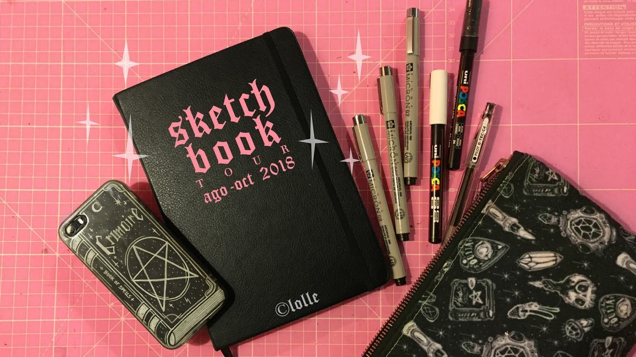 🎀 SKETCHBOOK 🖤 TOUR 🎀 2018 #3