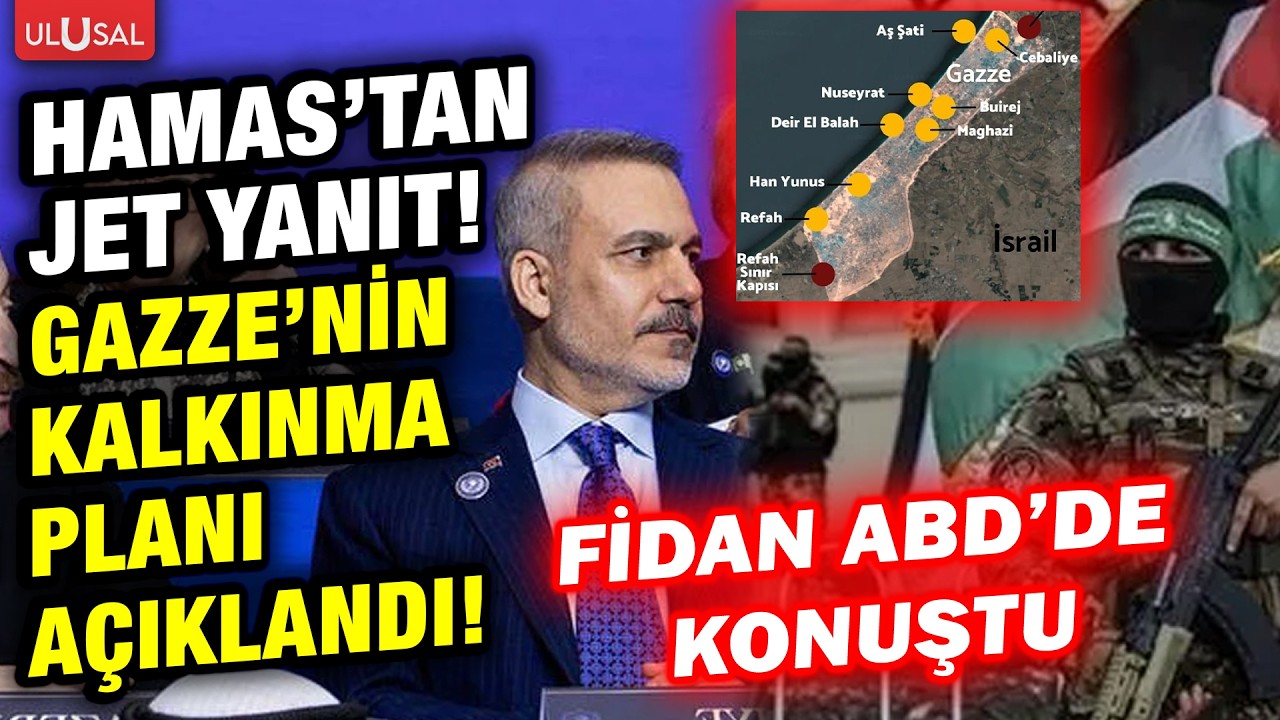 Hakan Fidan'ın da yer aldığı Gazze Barış Kurulu planını a&ccedil;ıkladı Hamas'tan yanıt geldi!