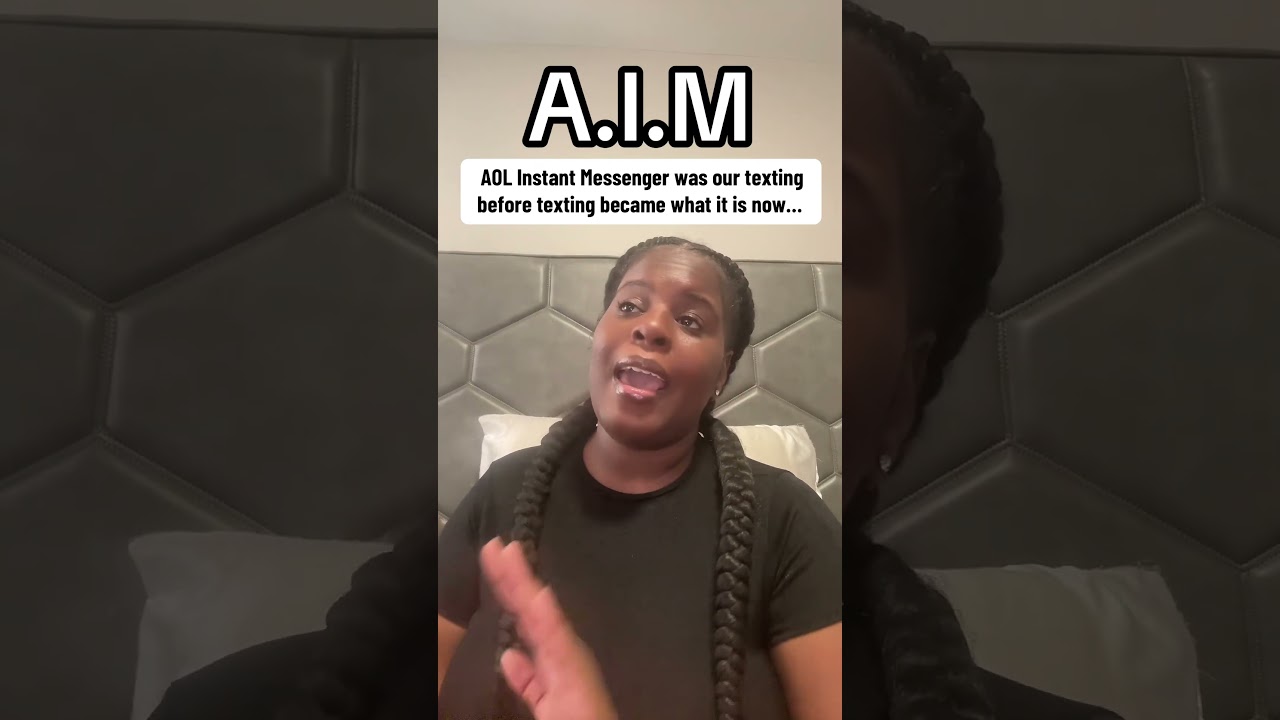 AOL instant message is iconic 