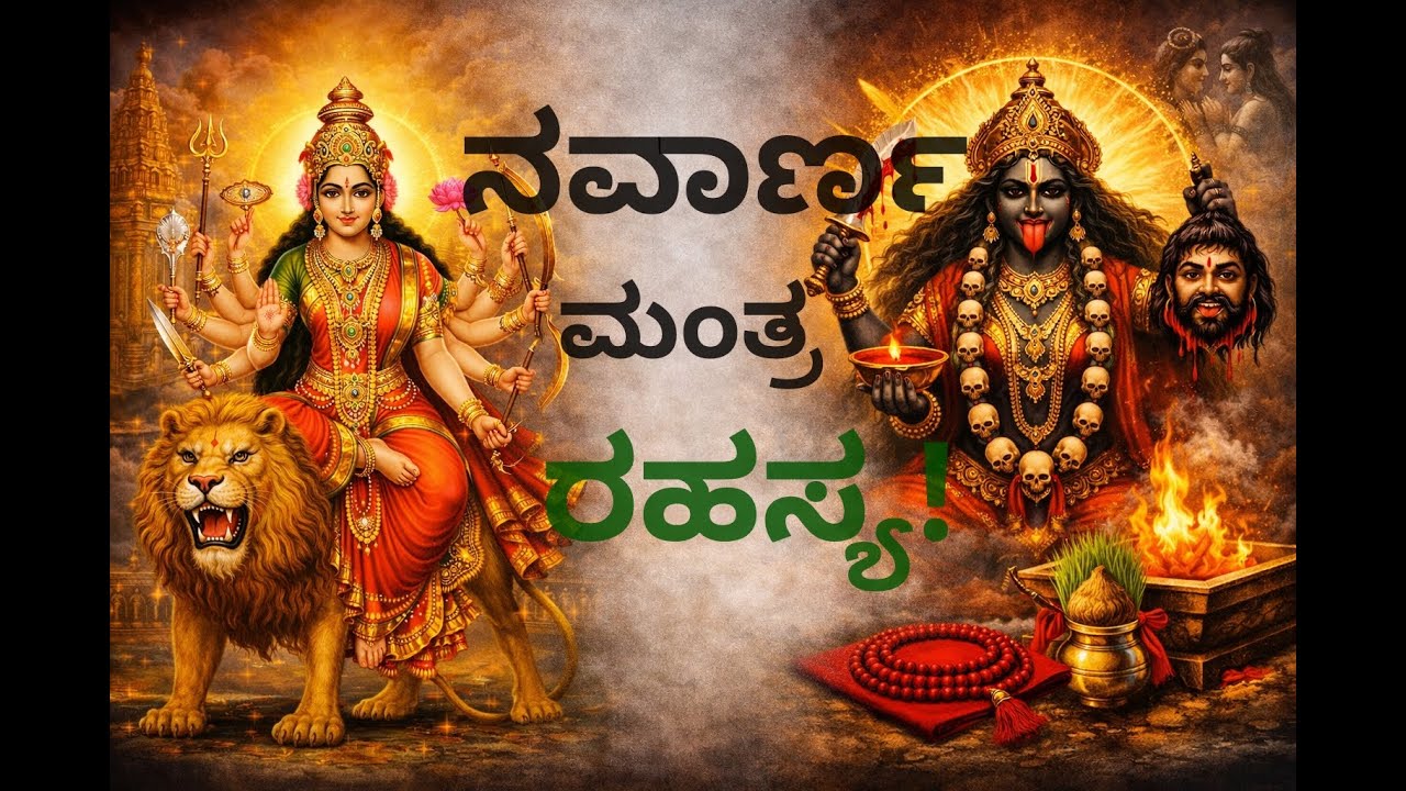 ದೇವಿ ಪ್ರಕಟವಾದಾಗ ಜೊತೆಯಾಗಿ ಪ್ರಕಾಶಿಸಿದ ಮಂತ್ರ — ನವಾರ್ಣ ಮಂತ್ರ|MIND MAGIC WITH BHAT'S|