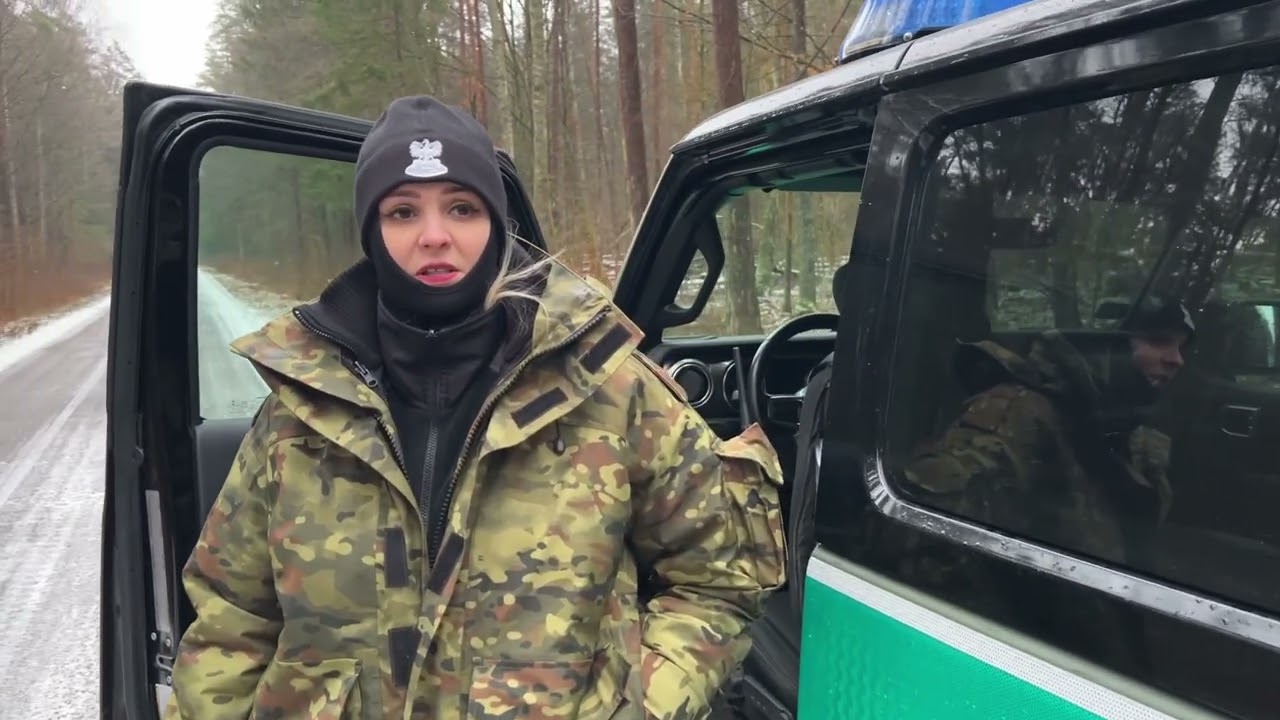 Patrol mobilny z Placówki Straży Granicznej w Dubiczach Cerkiewnych