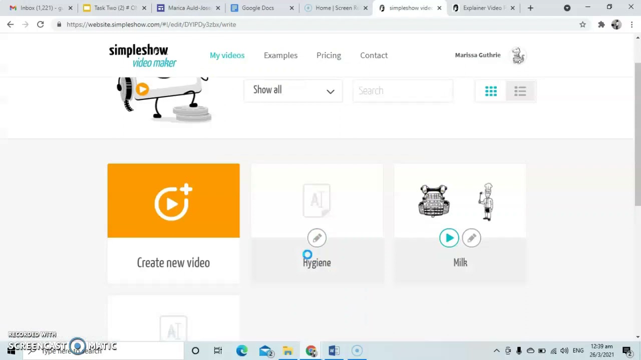 How to use Simple show
