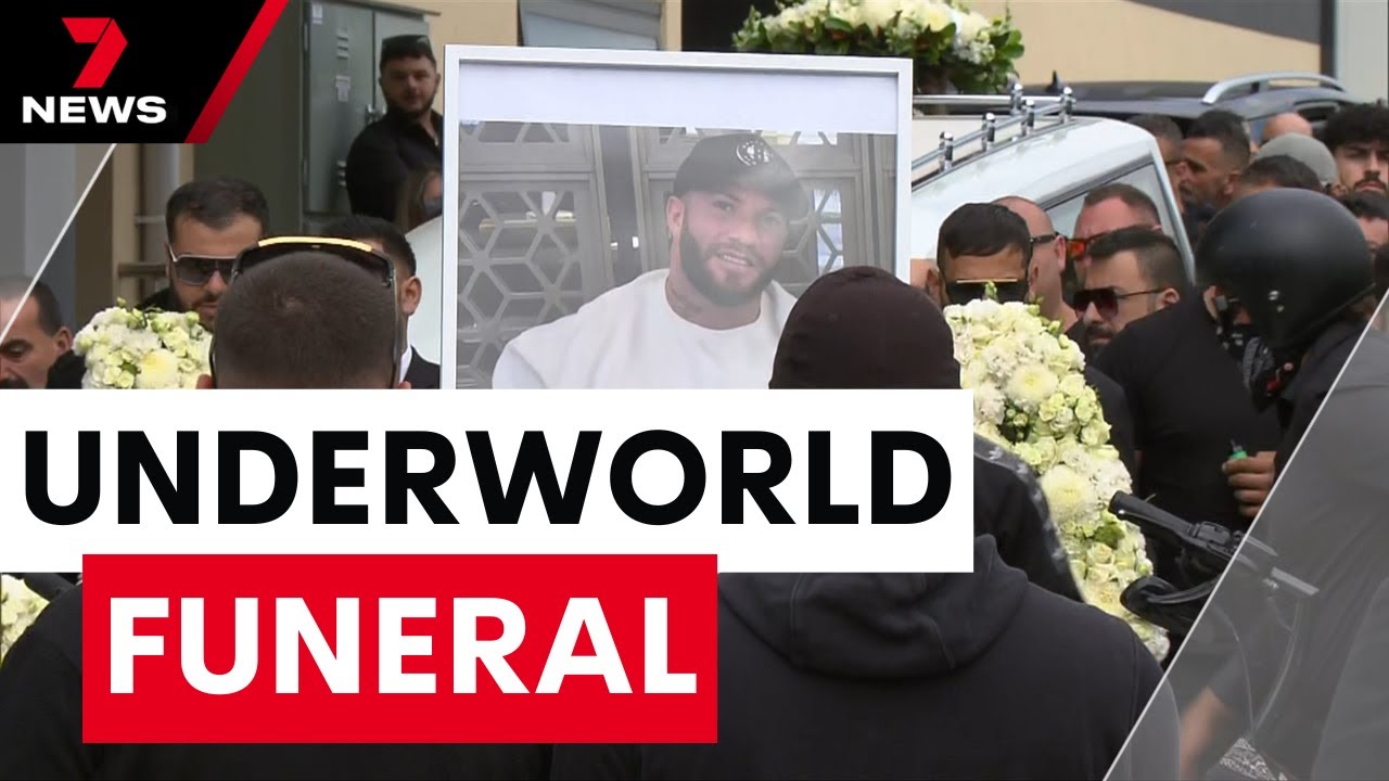 Motorbikes and a golden casket - Inside Sam 'The Punisher' Abdulrahim's extravagant farewell | 7NEWS