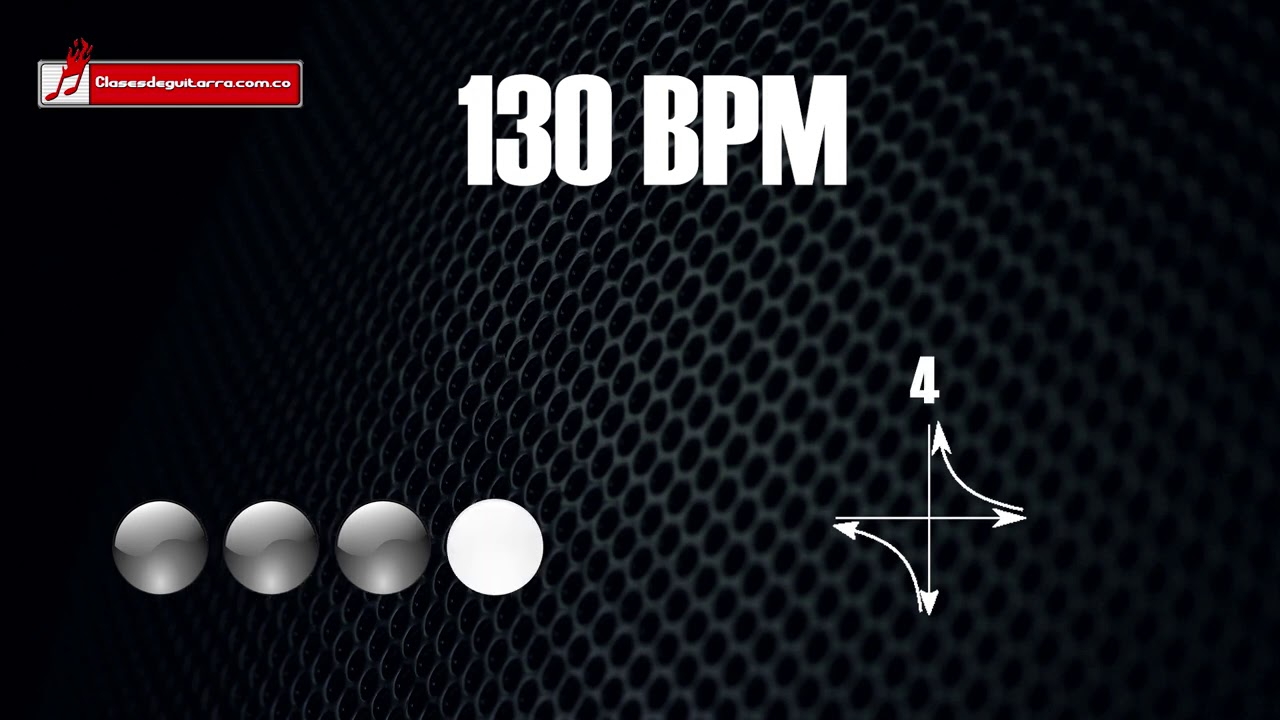 Base de batería en 4/4 a 130 BPM 