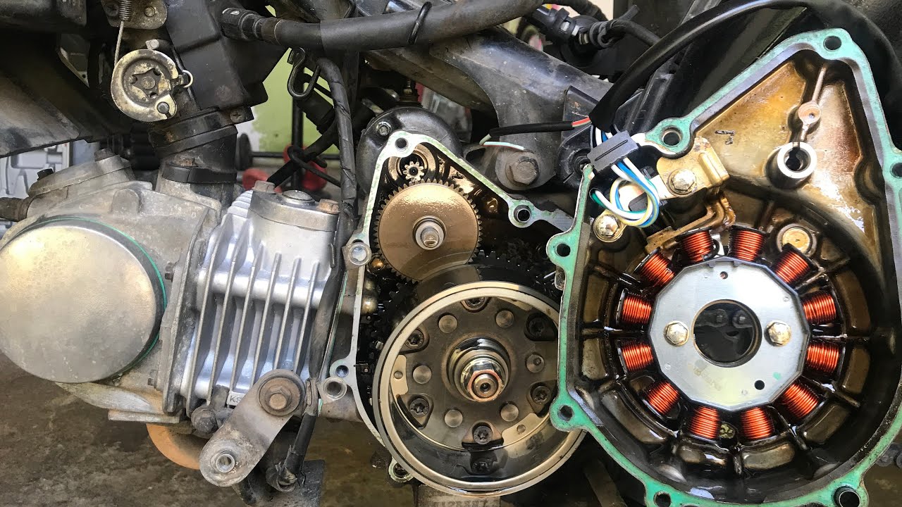 COMO TROCAR  O ESTATOR DA BIZ 125 (2011)