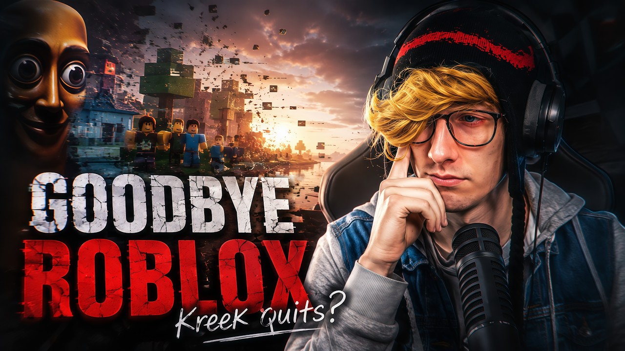 KreekCraft рассказывает о том, что собирается бросить Roblox...