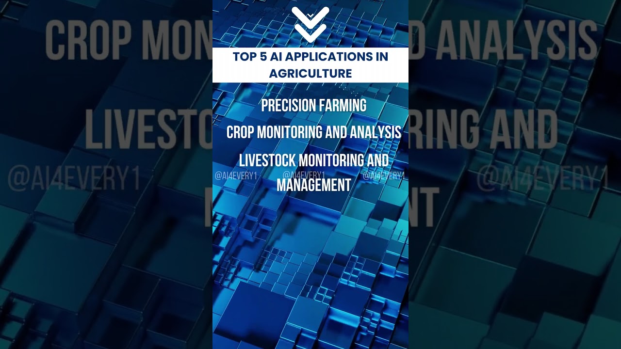 Top 5 AI Applications in Agriculture: Farming with Technology!  #FarmingRevolution #SmartFarming