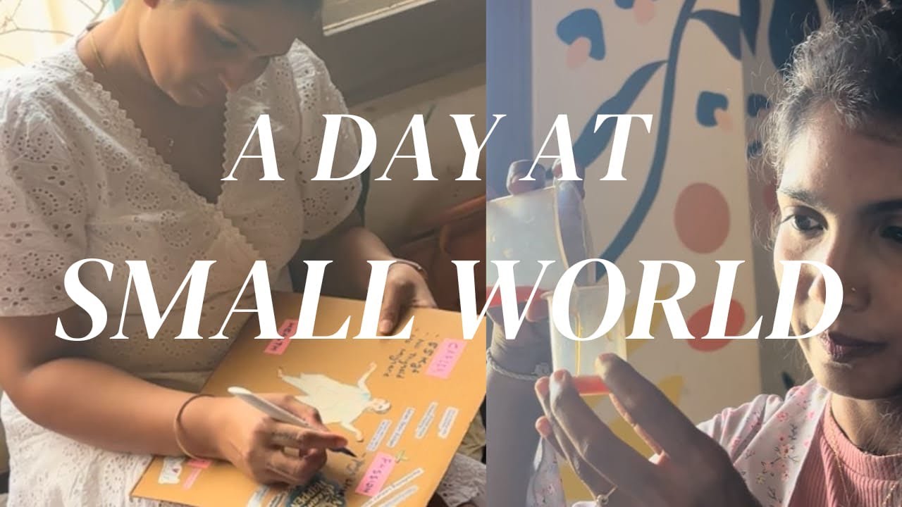 A DAY AT SMALL WORLD | Bangalore  | Art , Healing and Rain