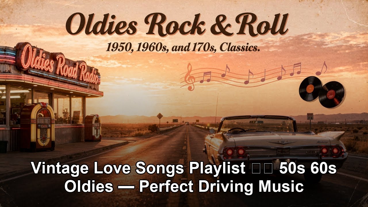 Vintage Love Songs Playlist ❤️ 50s 60s Oldies &mdash; Perfect Driving Music