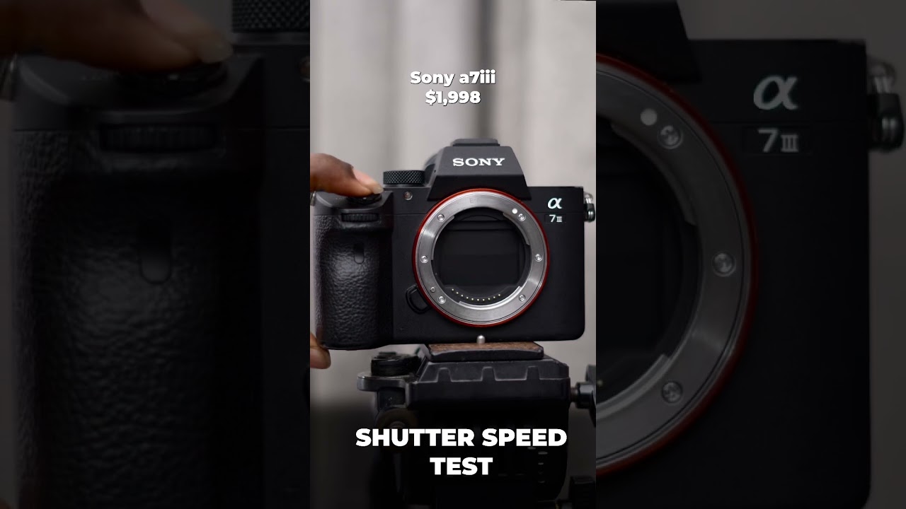 Shutter speed test between Canon M50, Sony a7iii & Sony a7iv