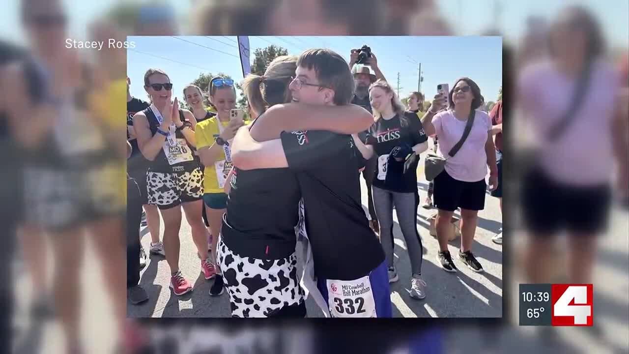Runner with Down syndrome makes history, runs 50th half marathon in Missouri