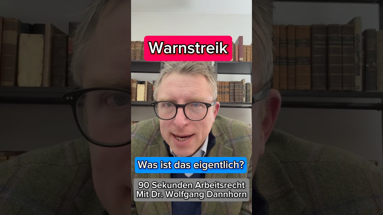 Warnstreik - was ist das eigentlich? #arbeitsrecht #streik #warnstreik #gewerkschaft #rechtsanwalt