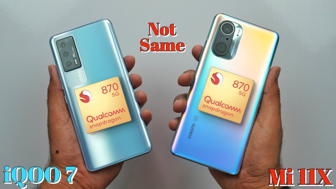 iQOO 7 vs Mi 11X Speed Test Comparison | Display Issues, Benchmarks, CPU throttling, Video Editing 🔥
